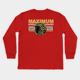 Maximum Speed Demonz Kids Long Sleeve T-Shirt